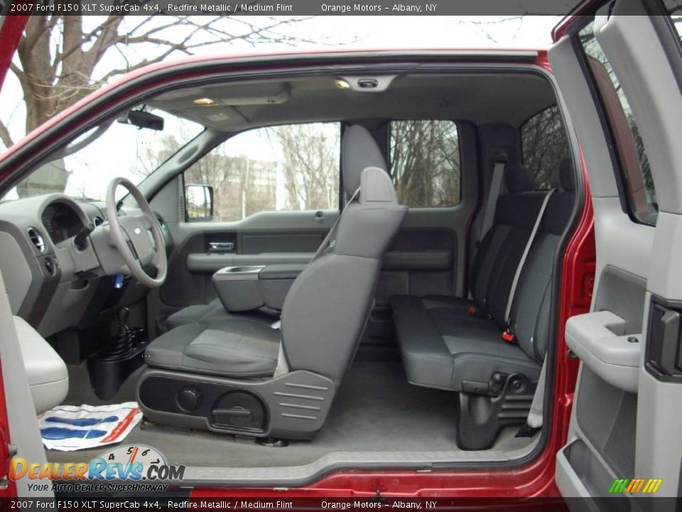 2007 Ford F150 XLT SuperCab 4x4 Redfire Metallic / Medium Flint Photo #13