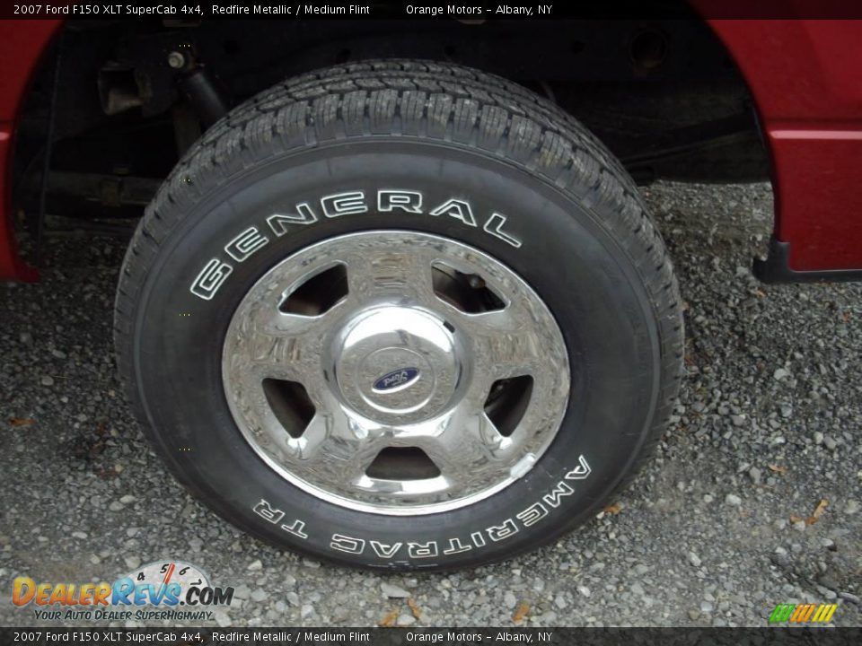 2007 Ford F150 XLT SuperCab 4x4 Redfire Metallic / Medium Flint Photo #16