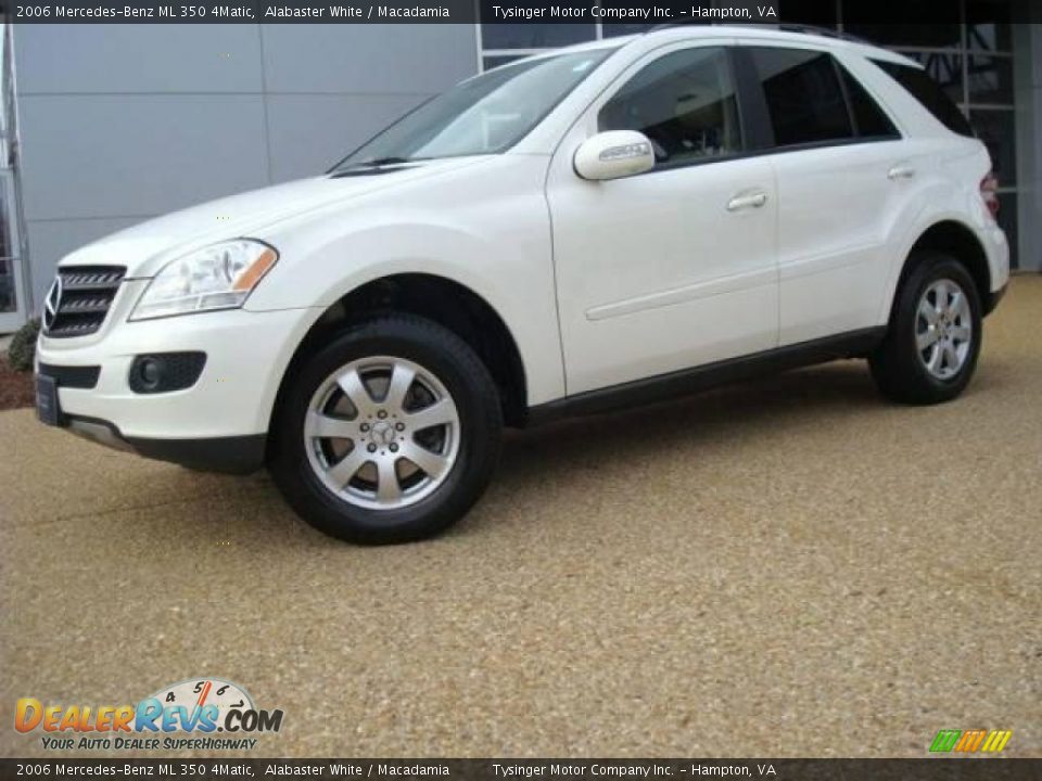 2006 Mercedes-Benz ML 350 4Matic Alabaster White / Macadamia Photo #2