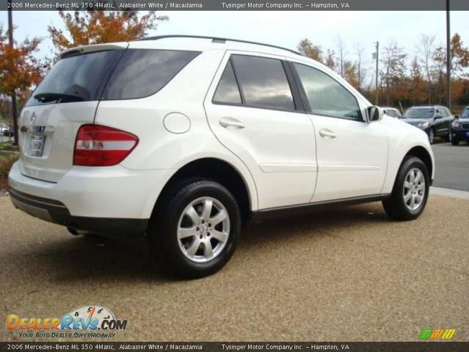 2006 Mercedes-Benz ML 350 4Matic Alabaster White / Macadamia Photo #5