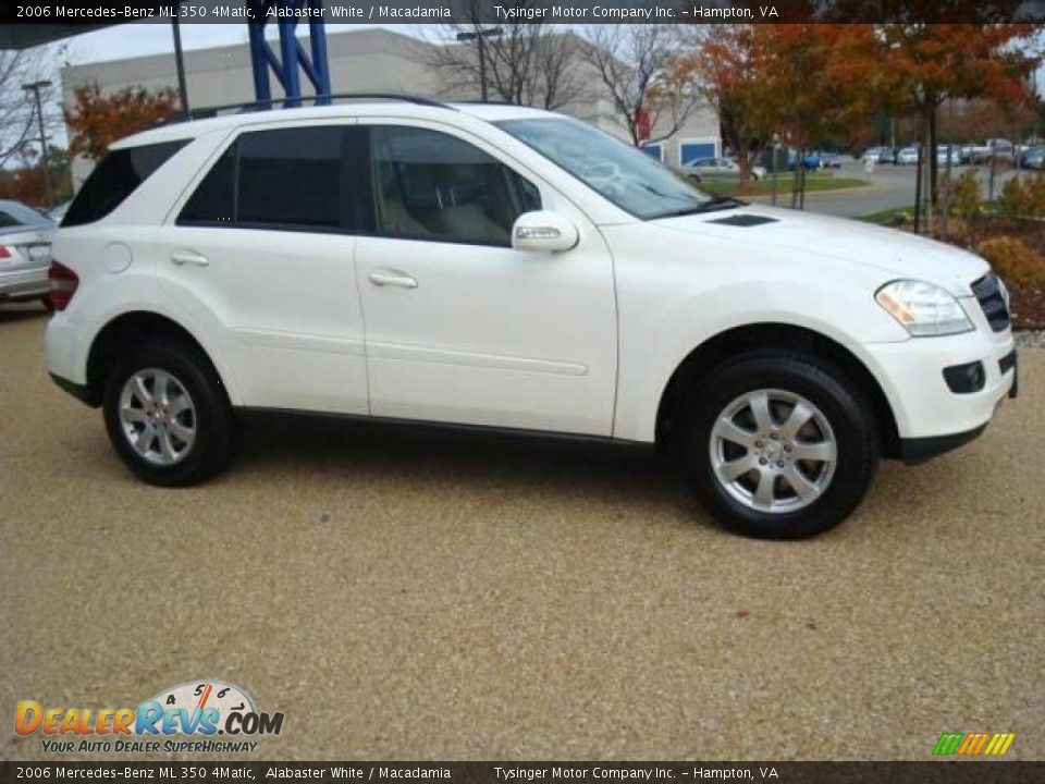 2006 Mercedes-Benz ML 350 4Matic Alabaster White / Macadamia Photo #6