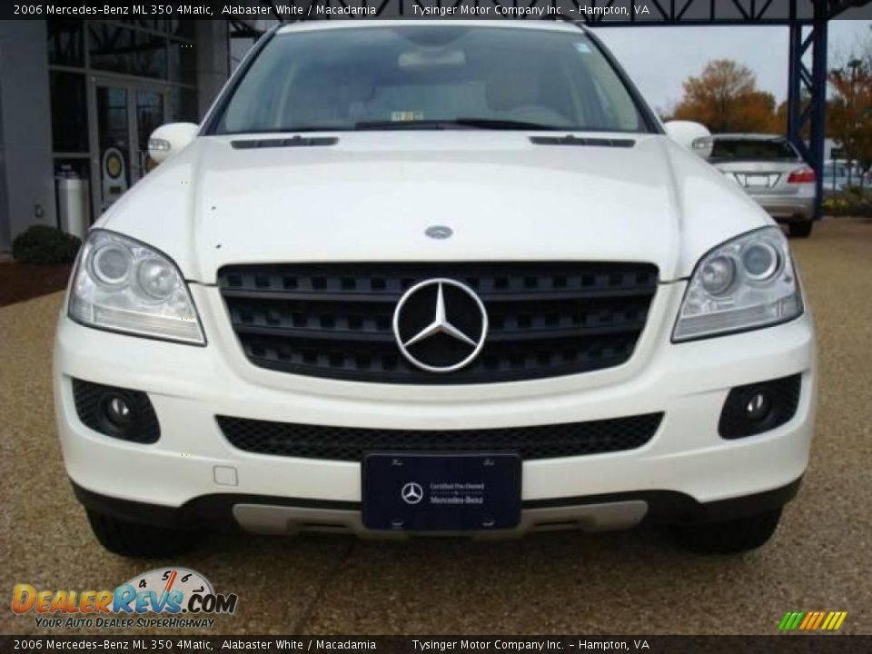 2006 Mercedes-Benz ML 350 4Matic Alabaster White / Macadamia Photo #8
