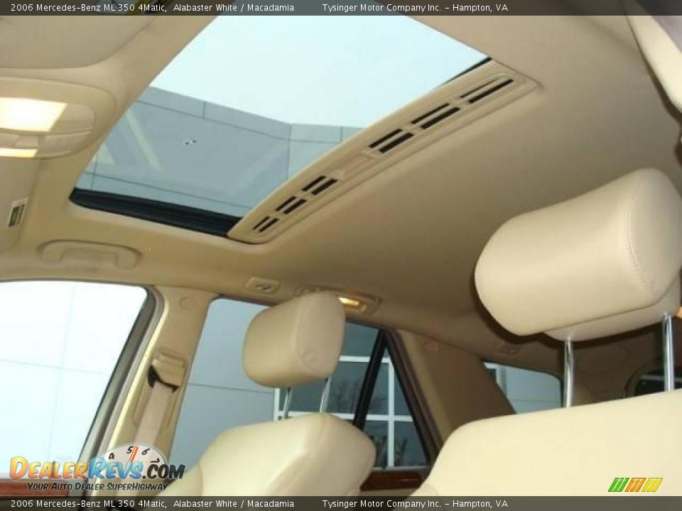 2006 Mercedes-Benz ML 350 4Matic Alabaster White / Macadamia Photo #10