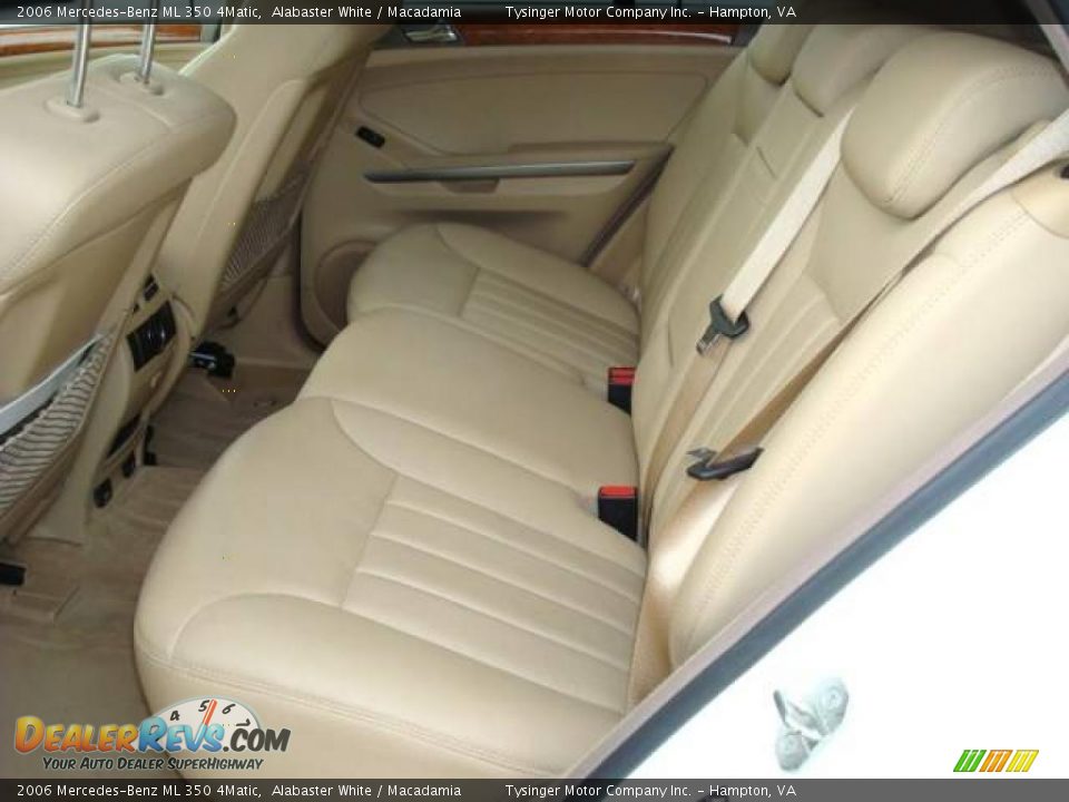 2006 Mercedes-Benz ML 350 4Matic Alabaster White / Macadamia Photo #11