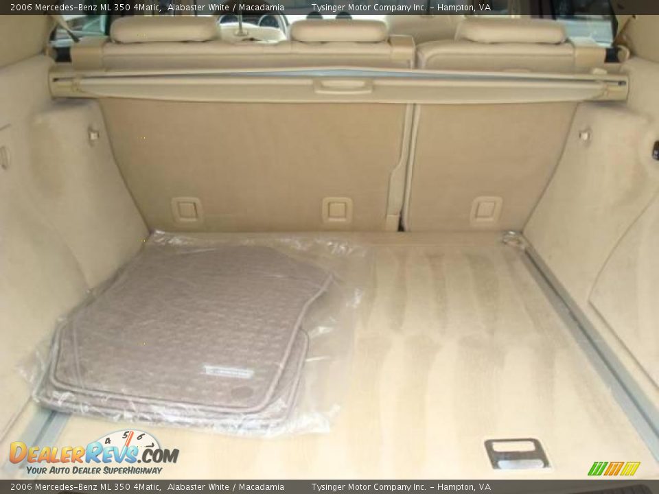 2006 Mercedes-Benz ML 350 4Matic Alabaster White / Macadamia Photo #12