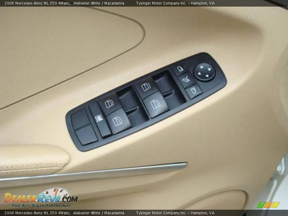 2006 Mercedes-Benz ML 350 4Matic Alabaster White / Macadamia Photo #14