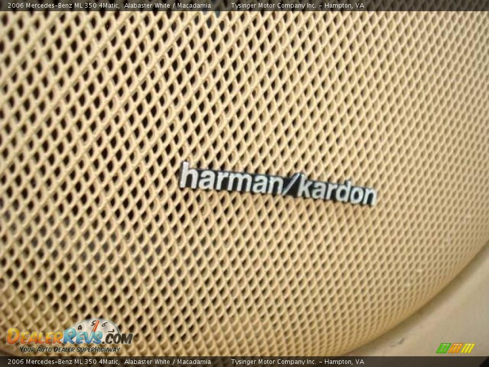 2006 Mercedes-Benz ML 350 4Matic Alabaster White / Macadamia Photo #15