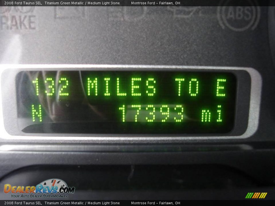 2008 Ford Taurus SEL Titanium Green Metallic / Medium Light Stone Photo #24