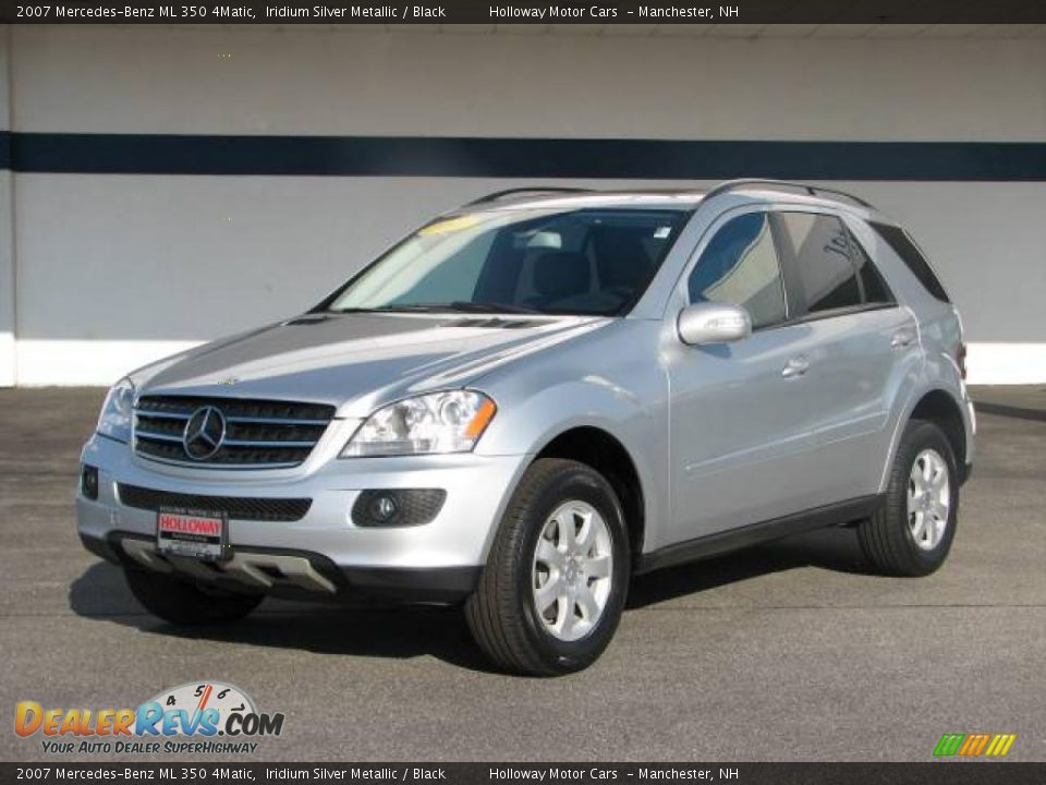 2007 Mercedes-Benz ML 350 4Matic Iridium Silver Metallic / Black Photo #1