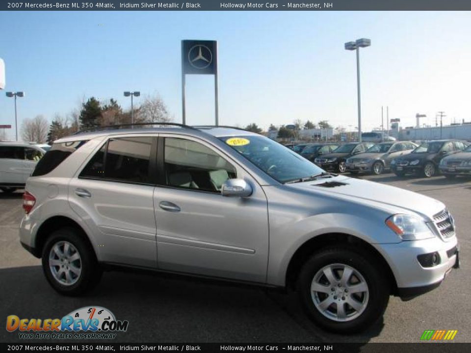 2007 Mercedes-Benz ML 350 4Matic Iridium Silver Metallic / Black Photo #4