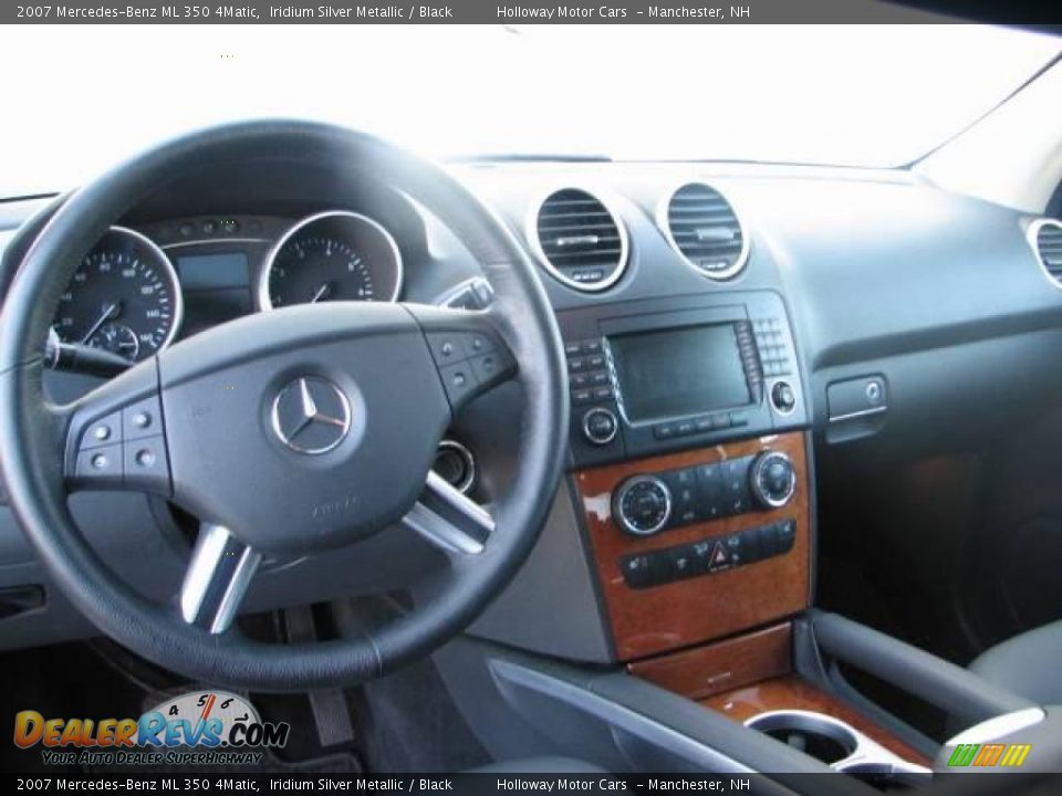 2007 Mercedes-Benz ML 350 4Matic Iridium Silver Metallic / Black Photo #5