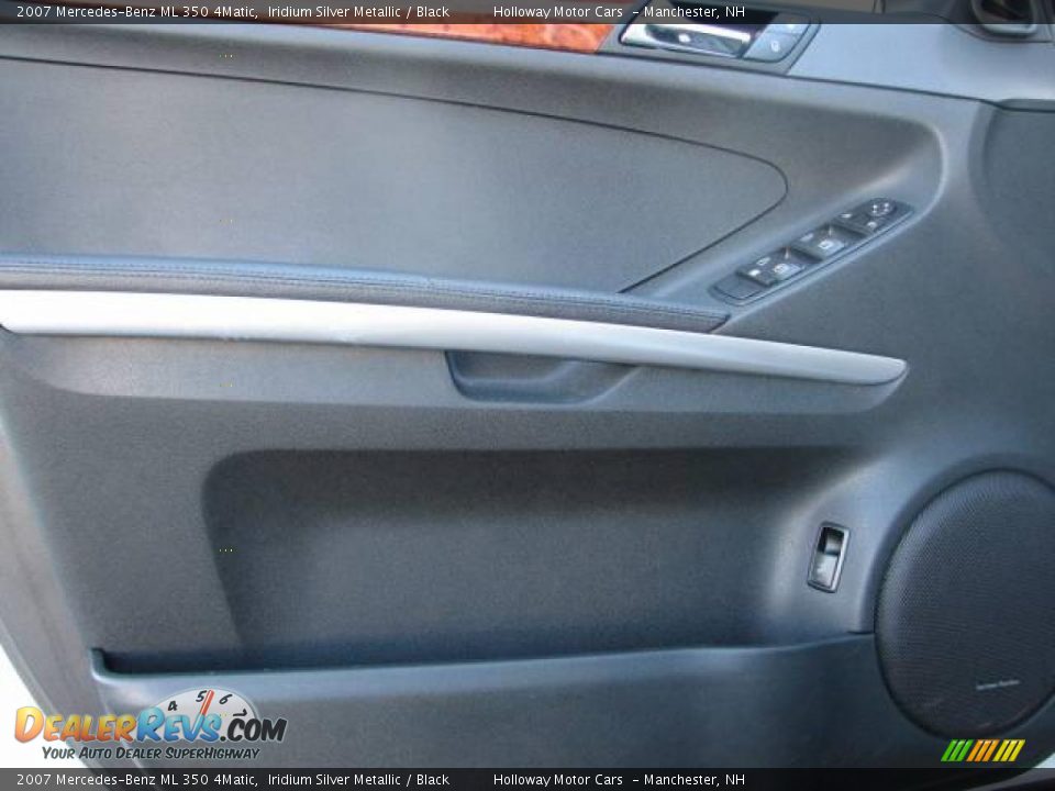 2007 Mercedes-Benz ML 350 4Matic Iridium Silver Metallic / Black Photo #6