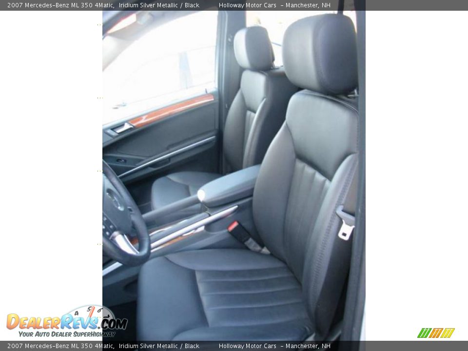 2007 Mercedes-Benz ML 350 4Matic Iridium Silver Metallic / Black Photo #7