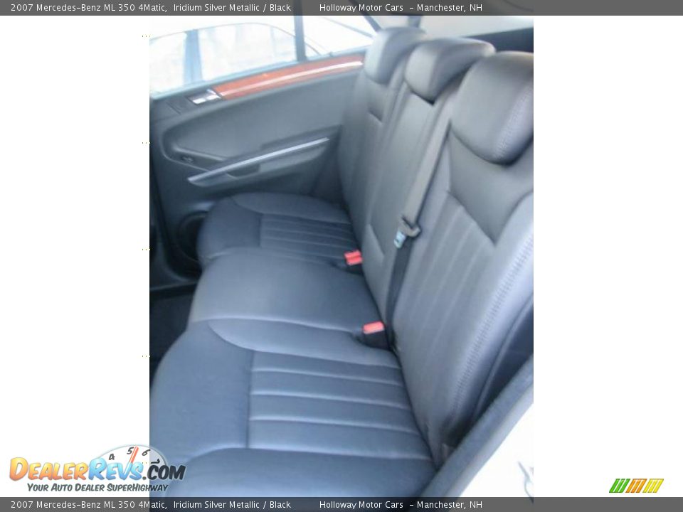 2007 Mercedes-Benz ML 350 4Matic Iridium Silver Metallic / Black Photo #8