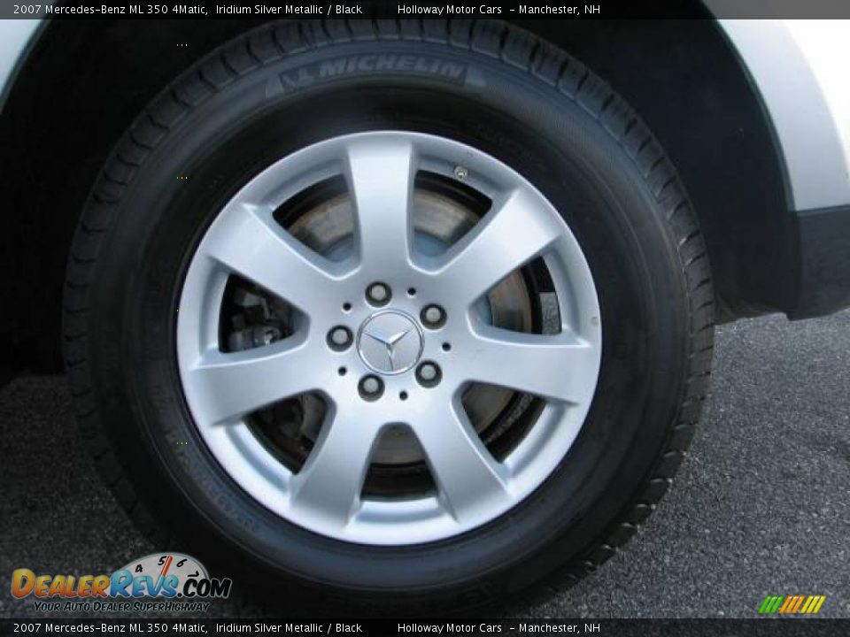 2007 Mercedes-Benz ML 350 4Matic Iridium Silver Metallic / Black Photo #10