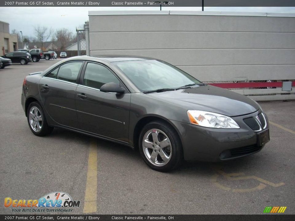 2007 Pontiac G6 GT Sedan Granite Metallic / Ebony Photo #1