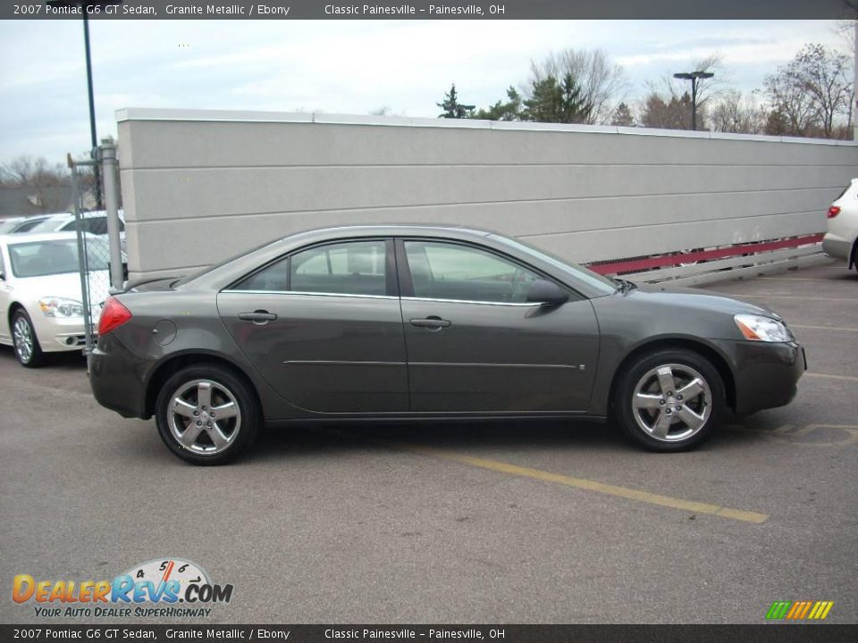 2007 Pontiac G6 GT Sedan Granite Metallic / Ebony Photo #3