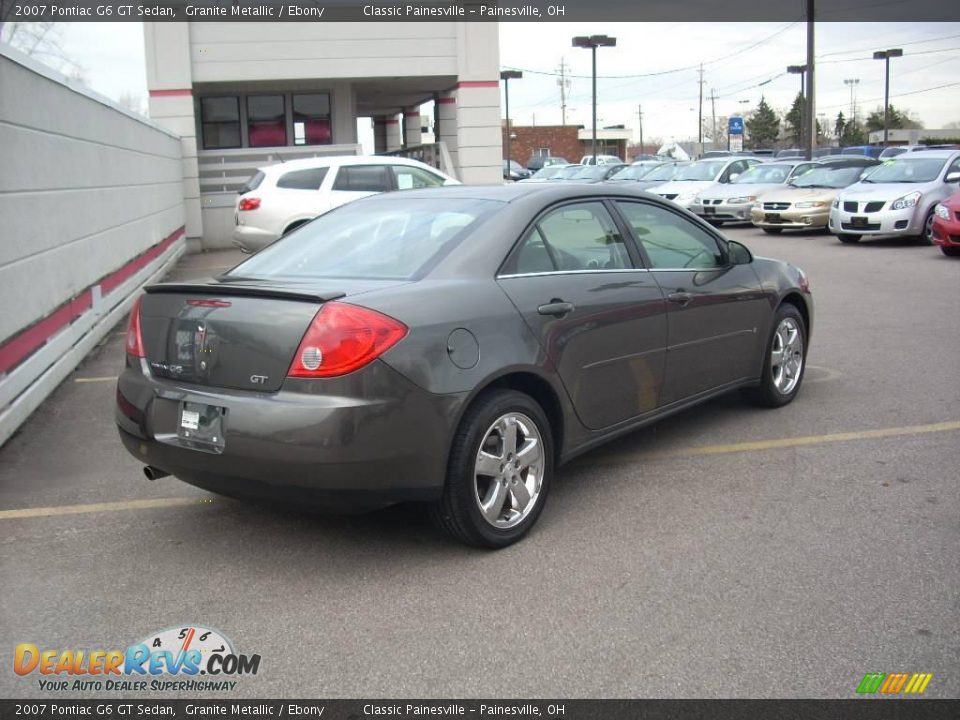 2007 Pontiac G6 GT Sedan Granite Metallic / Ebony Photo #4