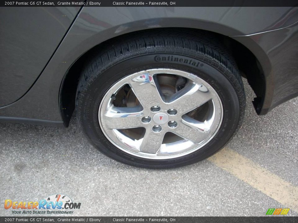 2007 Pontiac G6 GT Sedan Granite Metallic / Ebony Photo #6