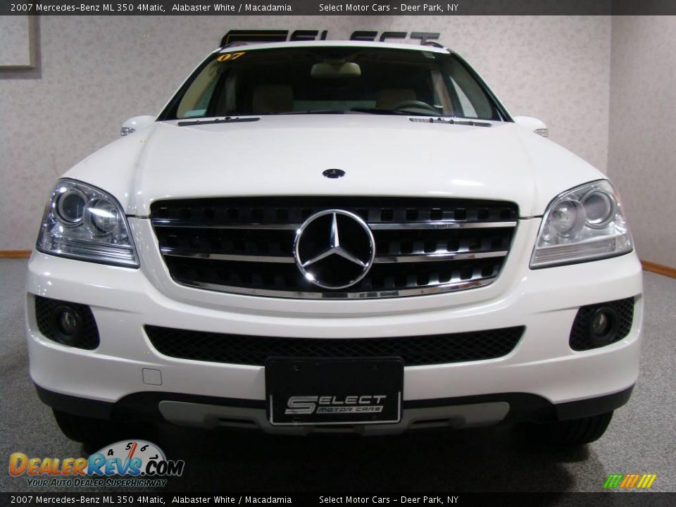 2007 Mercedes-Benz ML 350 4Matic Alabaster White / Macadamia Photo #2