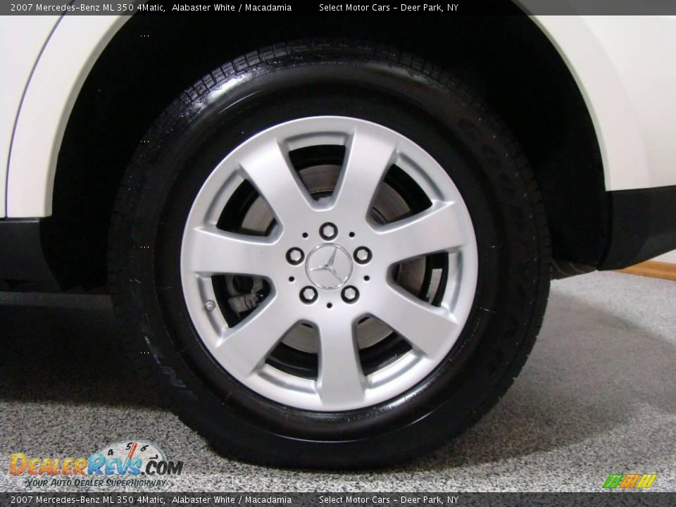 2007 Mercedes-Benz ML 350 4Matic Alabaster White / Macadamia Photo #5