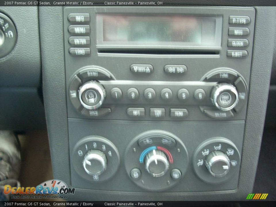 2007 Pontiac G6 GT Sedan Granite Metallic / Ebony Photo #10