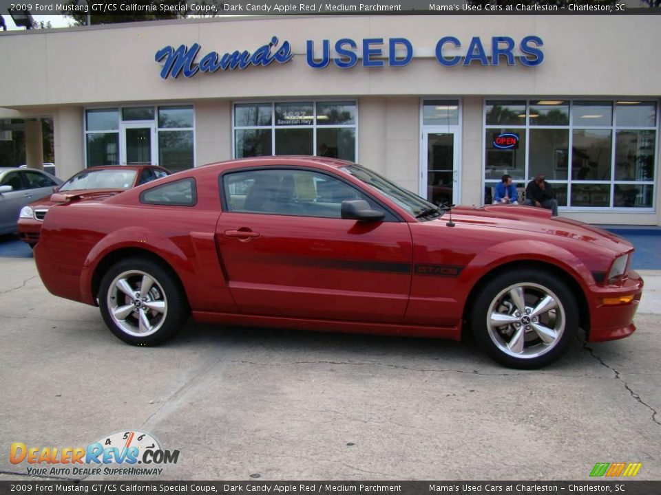 2009 Ford Mustang GT/CS California Special Coupe Dark Candy Apple Red / Medium Parchment Photo #1