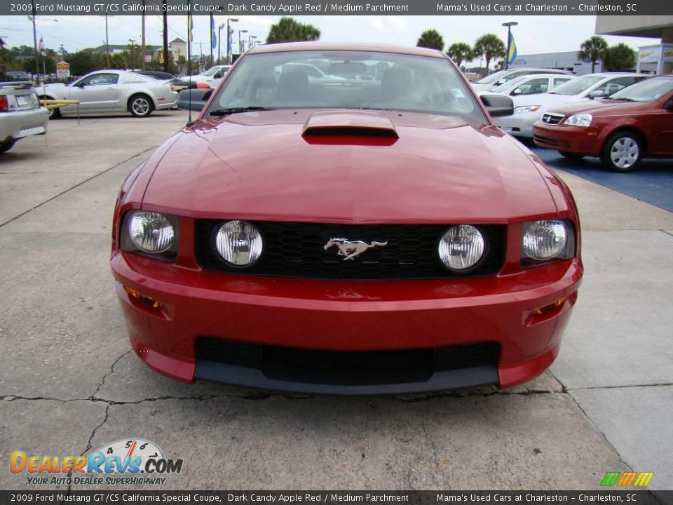 2009 Ford Mustang GT/CS California Special Coupe Dark Candy Apple Red / Medium Parchment Photo #3