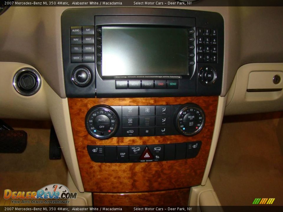 2007 Mercedes-Benz ML 350 4Matic Alabaster White / Macadamia Photo #8