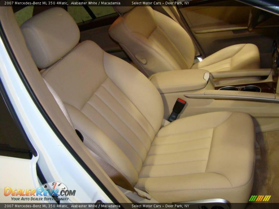 2007 Mercedes-Benz ML 350 4Matic Alabaster White / Macadamia Photo #9