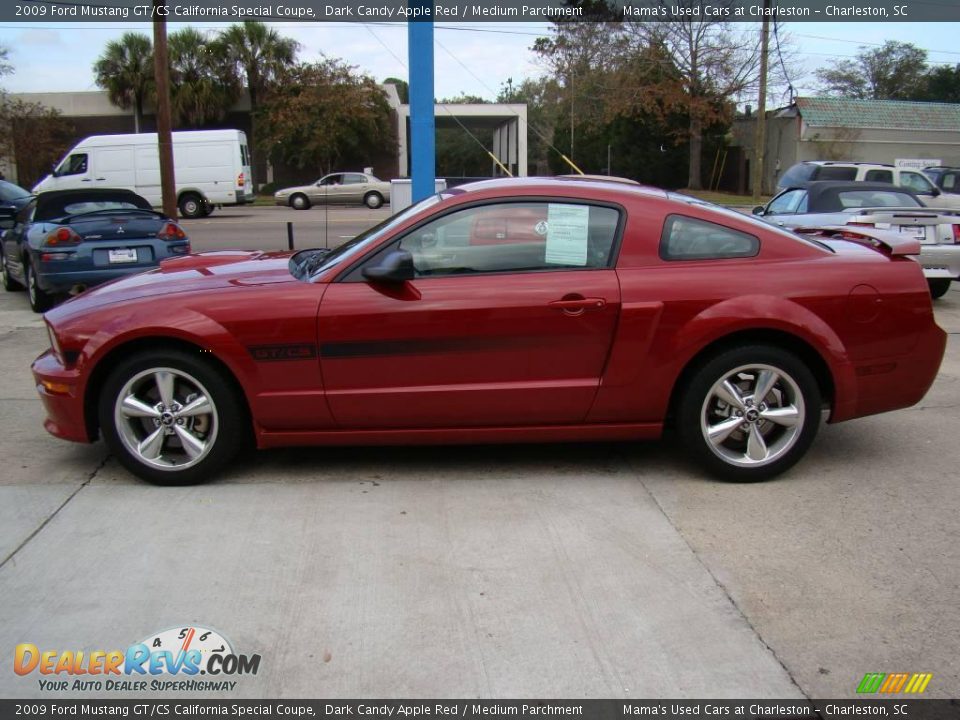 2009 Ford Mustang GT/CS California Special Coupe Dark Candy Apple Red / Medium Parchment Photo #5