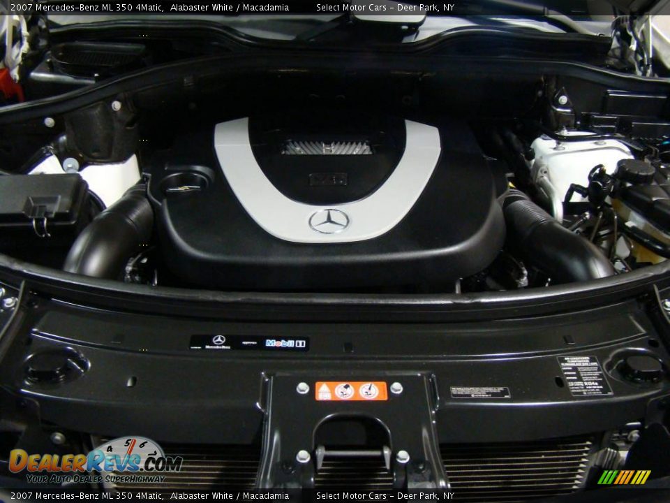 2007 Mercedes-Benz ML 350 4Matic Alabaster White / Macadamia Photo #12