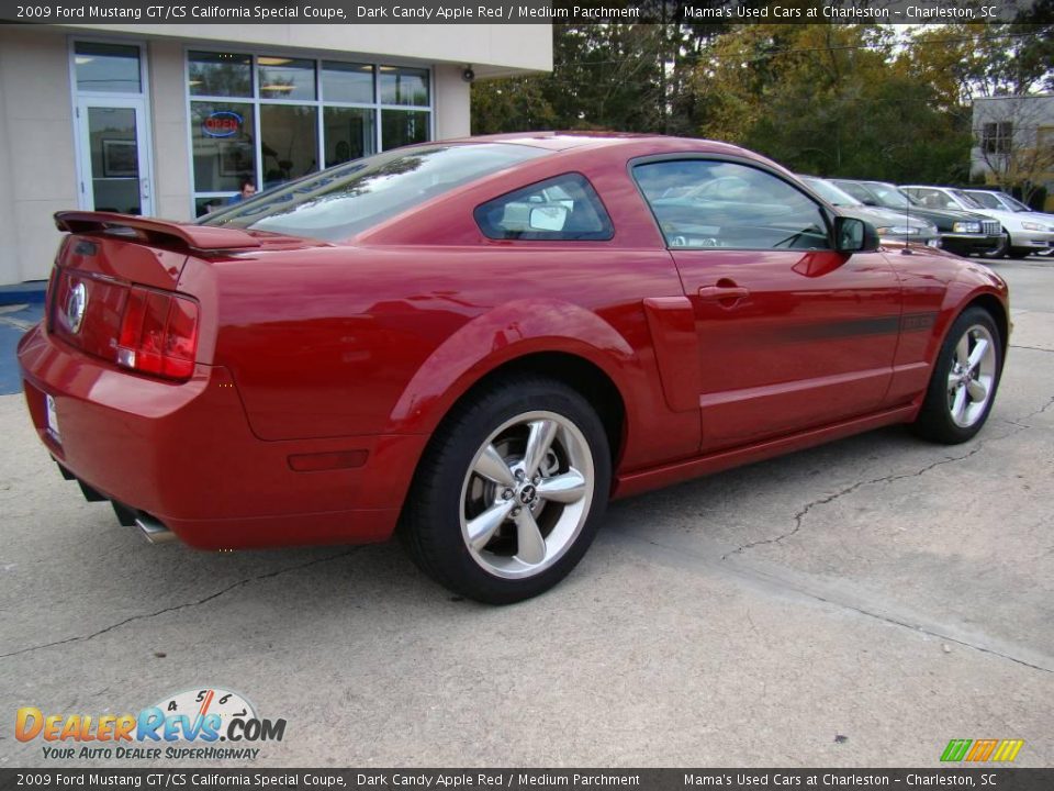 2009 Ford Mustang GT/CS California Special Coupe Dark Candy Apple Red / Medium Parchment Photo #8