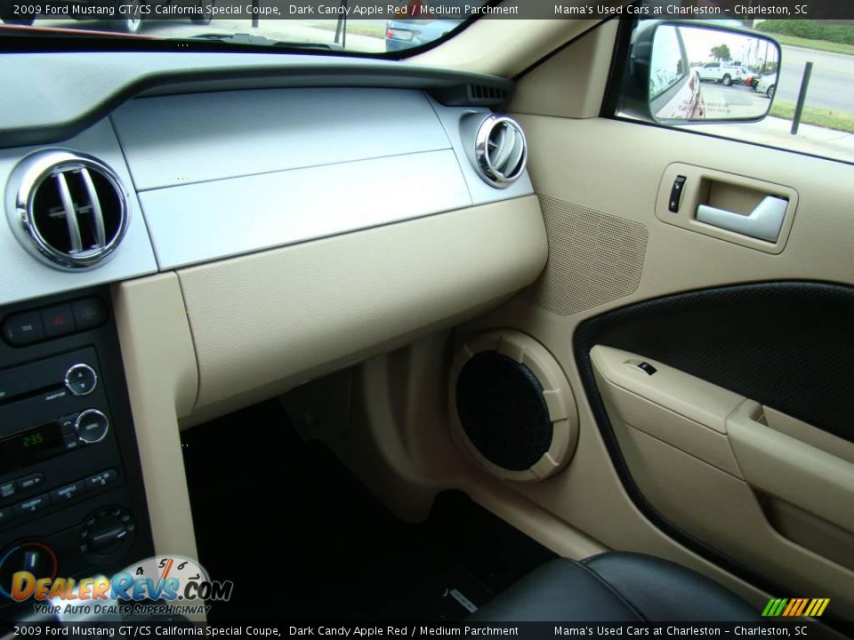 2009 Ford Mustang GT/CS California Special Coupe Dark Candy Apple Red / Medium Parchment Photo #12