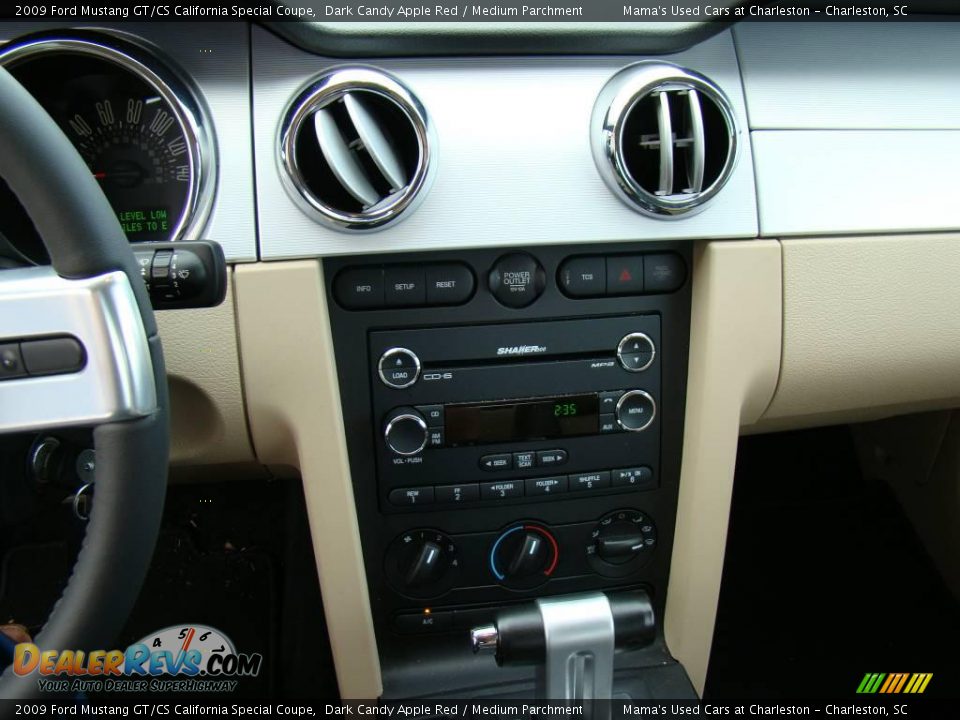 2009 Ford Mustang GT/CS California Special Coupe Dark Candy Apple Red / Medium Parchment Photo #13