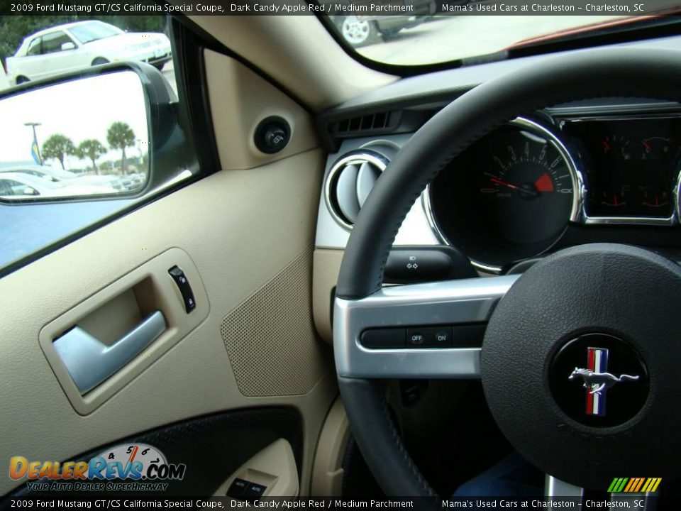 2009 Ford Mustang GT/CS California Special Coupe Dark Candy Apple Red / Medium Parchment Photo #14