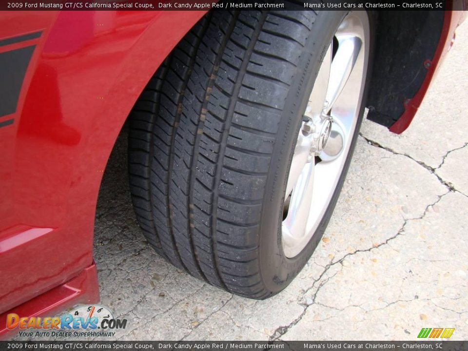 2009 Ford Mustang GT/CS California Special Coupe Dark Candy Apple Red / Medium Parchment Photo #18