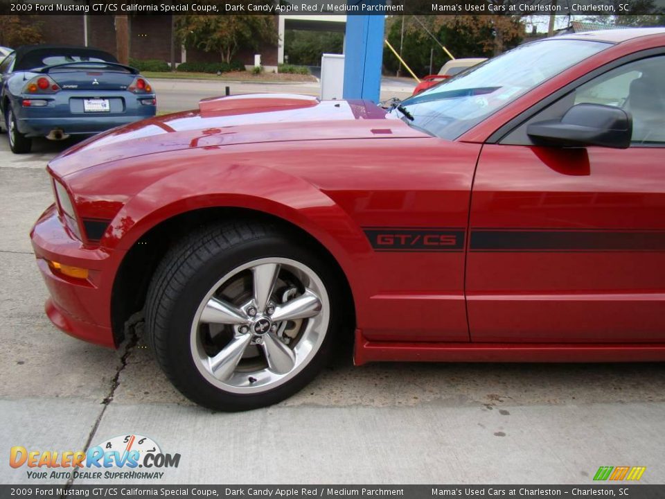 2009 Ford Mustang GT/CS California Special Coupe Dark Candy Apple Red / Medium Parchment Photo #20