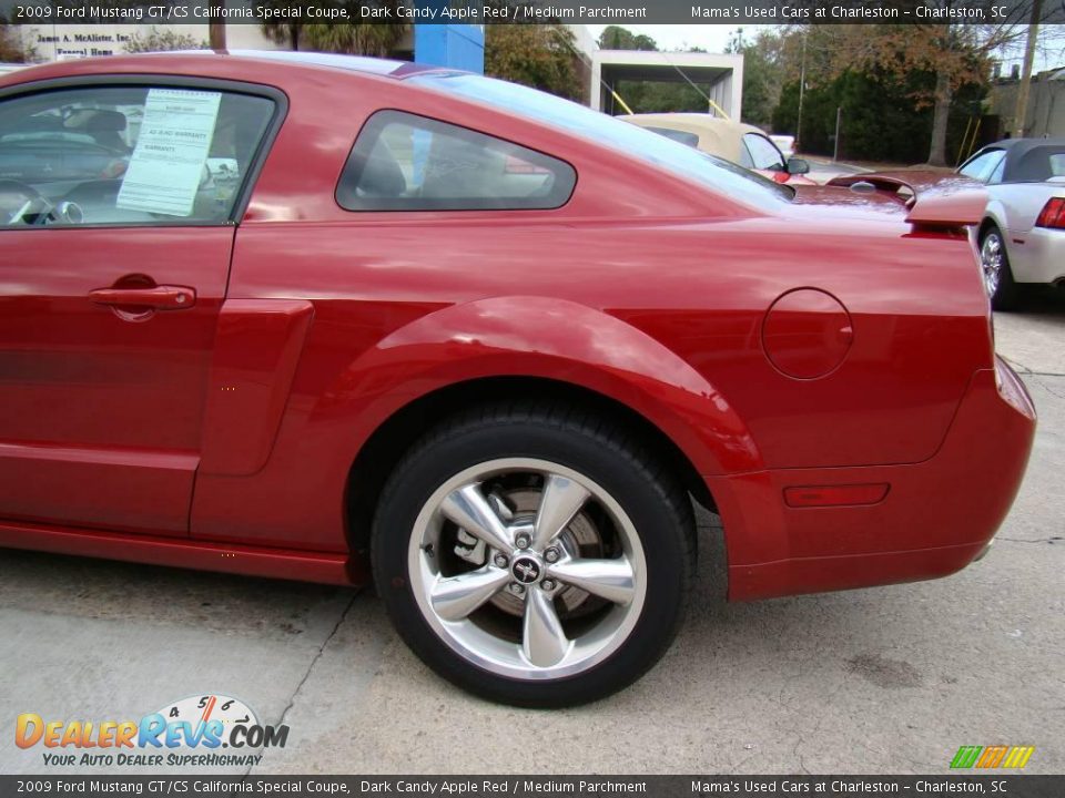 2009 Ford Mustang GT/CS California Special Coupe Dark Candy Apple Red / Medium Parchment Photo #21
