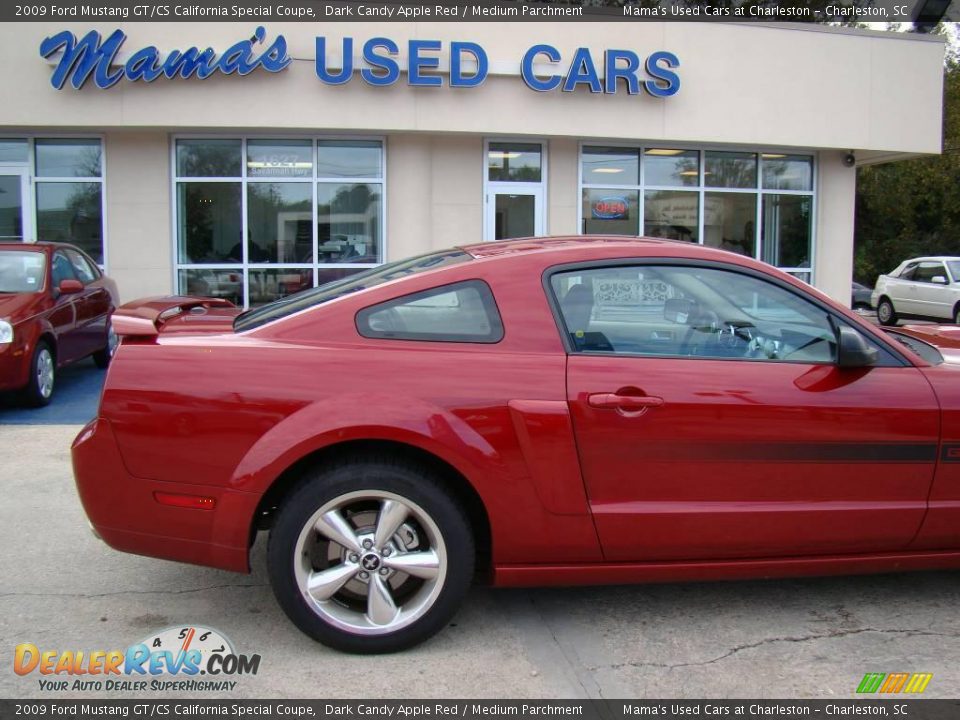 2009 Ford Mustang GT/CS California Special Coupe Dark Candy Apple Red / Medium Parchment Photo #22