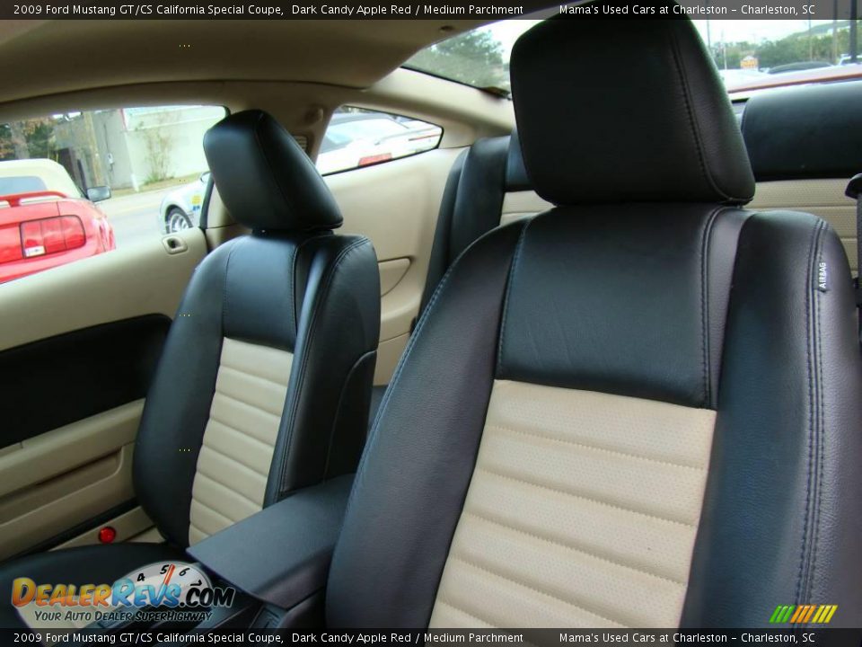 2009 Ford Mustang GT/CS California Special Coupe Dark Candy Apple Red / Medium Parchment Photo #23