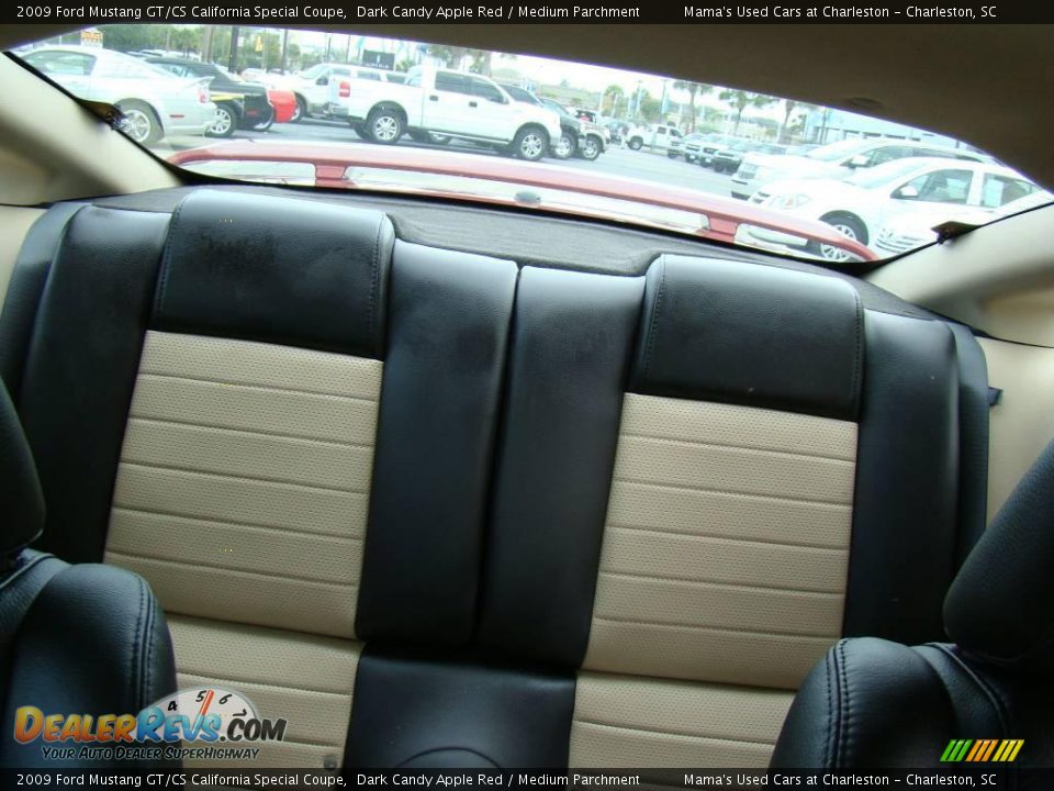 2009 Ford Mustang GT/CS California Special Coupe Dark Candy Apple Red / Medium Parchment Photo #24