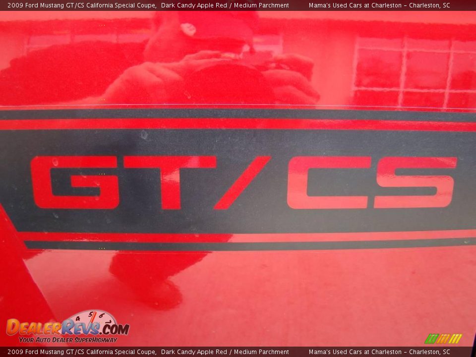 2009 Ford Mustang GT/CS California Special Coupe Dark Candy Apple Red / Medium Parchment Photo #25