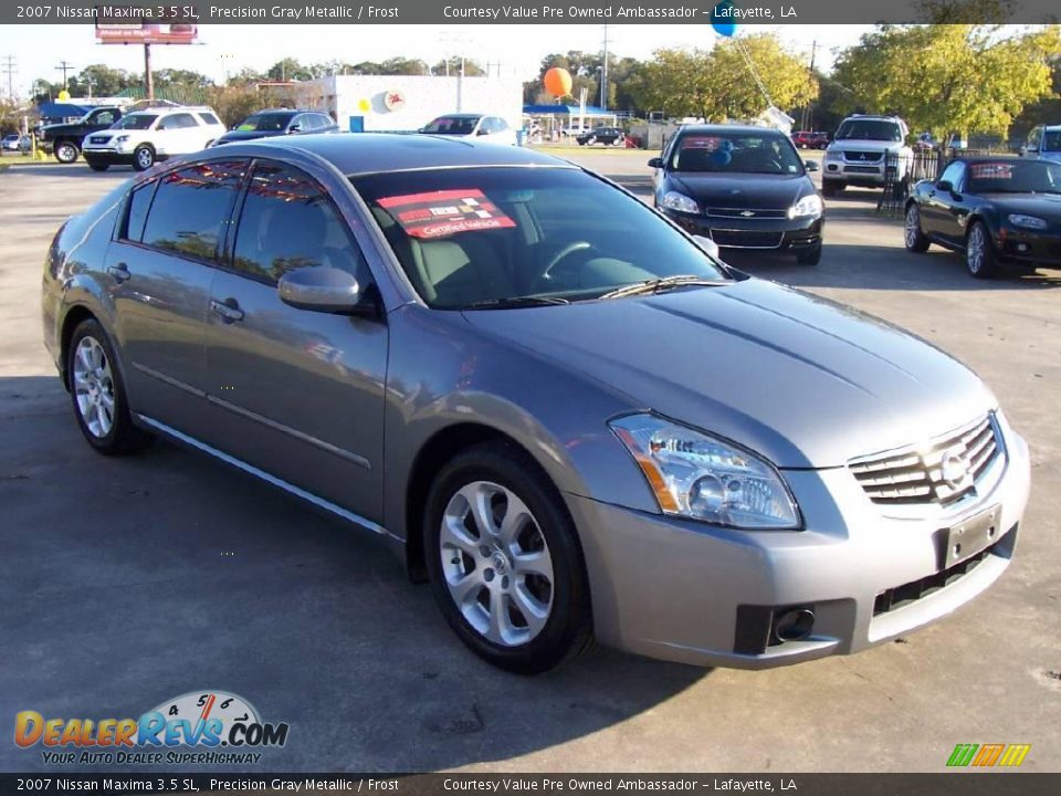 2007 Nissan Maxima 3.5 SL Precision Gray Metallic / Frost Photo #6