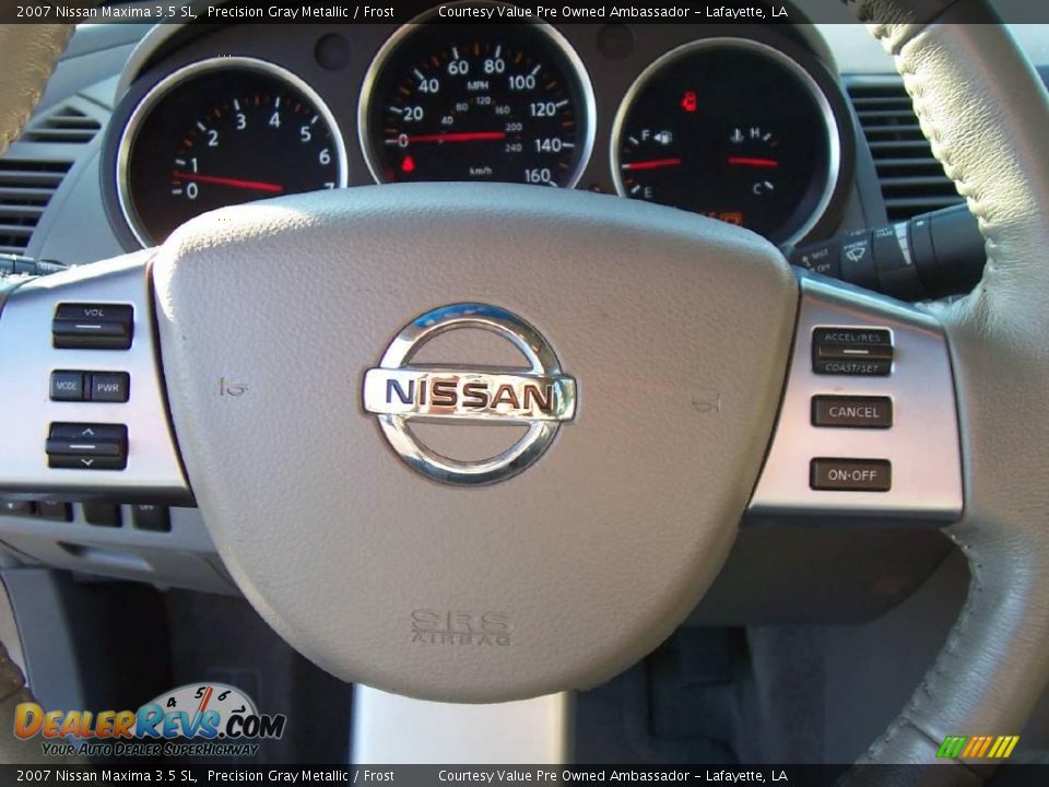 2007 Nissan Maxima 3.5 SL Precision Gray Metallic / Frost Photo #18