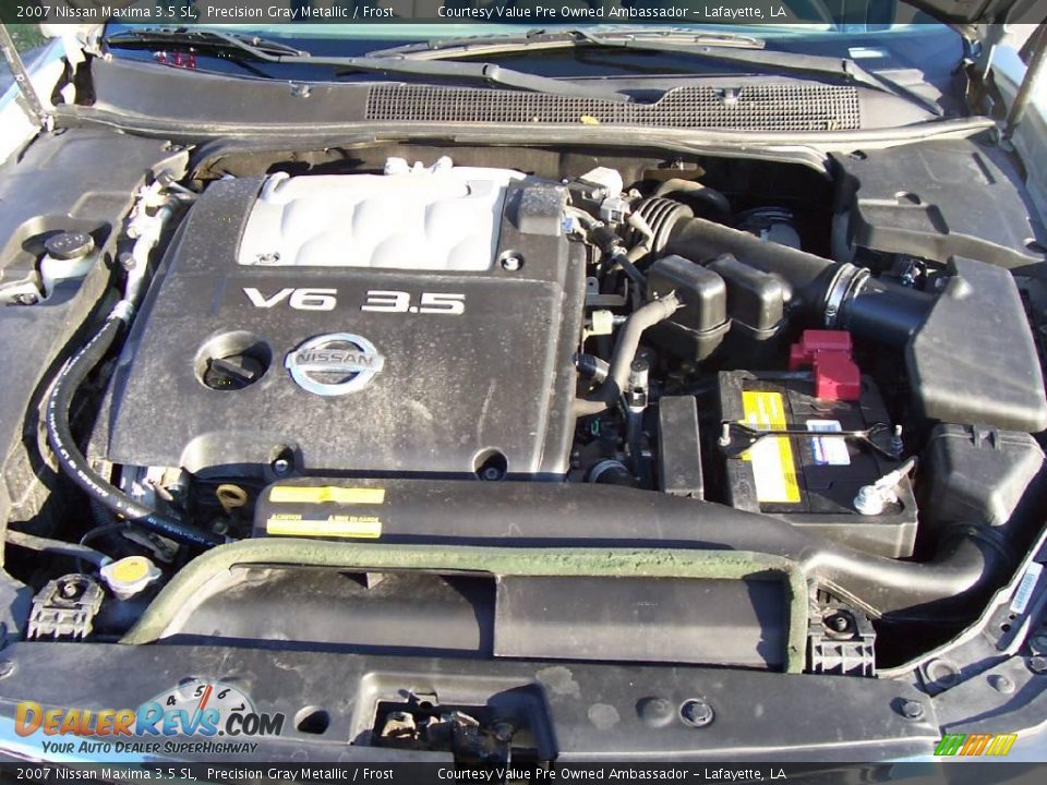 2007 Nissan Maxima 3.5 SL Precision Gray Metallic / Frost Photo #19