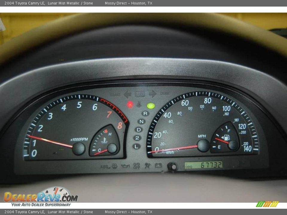 2004 Toyota Camry LE Lunar Mist Metallic / Stone Photo #22