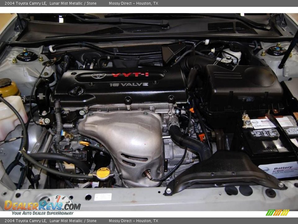 2004 Toyota Camry LE Lunar Mist Metallic / Stone Photo #23