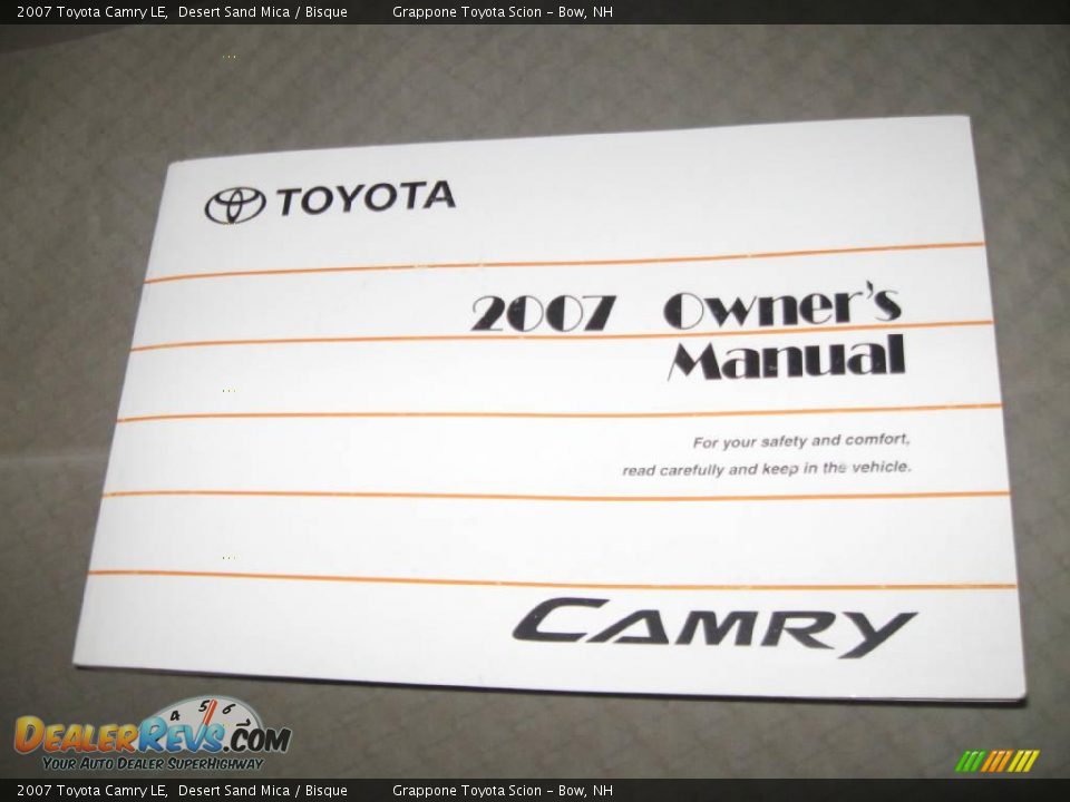 2007 Toyota Camry LE Desert Sand Mica / Bisque Photo #8
