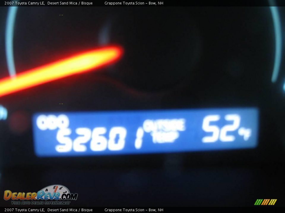2007 Toyota Camry LE Desert Sand Mica / Bisque Photo #12